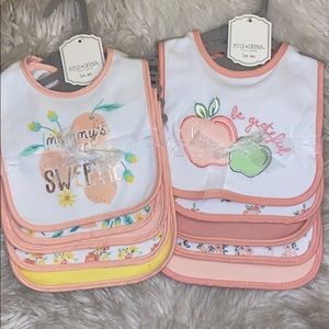 Two sets of 5 packs bibs